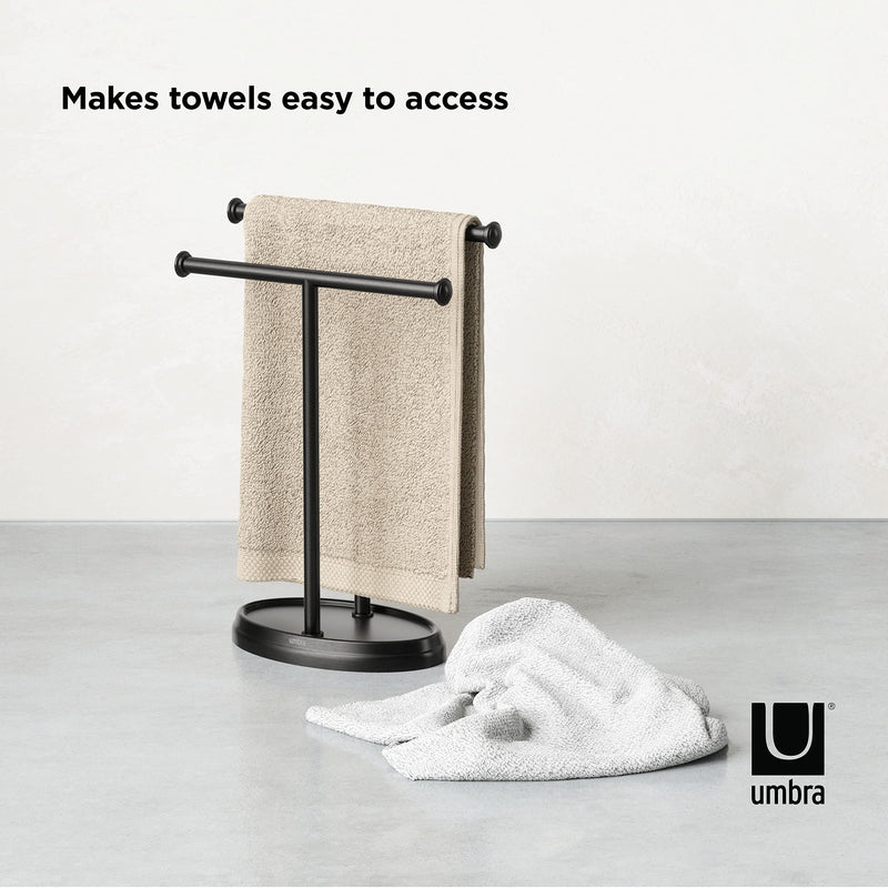 UMBRA - Palm Tree Towel Rack _ Black