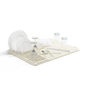 UMBRA - UDry Peg Dish Rack with Mat _ Linen
