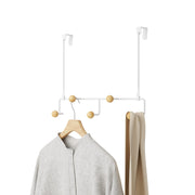 UMBRA - Estique 5 Over the Door Hook _ White-Natural