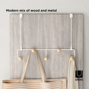 UMBRA - Estique 5 Over the Door Hook _ White-Natural