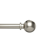 UMBRA - Bolas Curtain Rod _ Eco-Friendly Nickel / 72-144" (183-365 cm) / 1" (2.5 cm)
