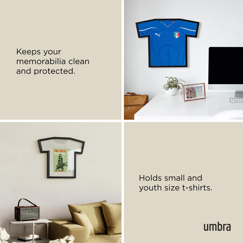 UMBRA - TFrame T Shirt Wall Frame _ Black / Small