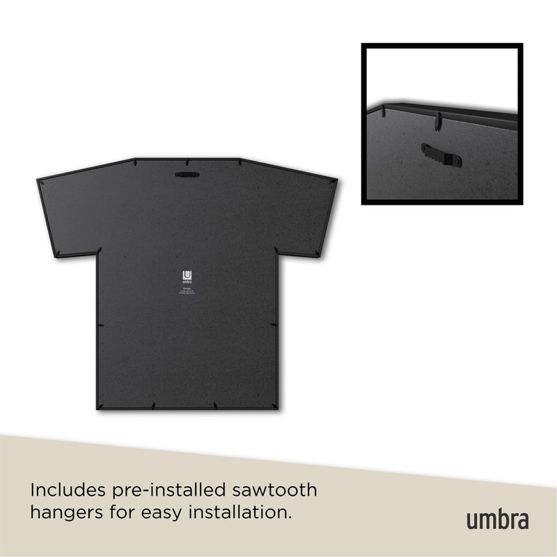 UMBRA - TFrame T Shirt Wall Frame _ Black / Small