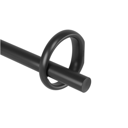 UMBRA - Ringlet Curtain Rod _ Matte-Black / 42-120" (107-305 cm) / 1" (2.5 cm)