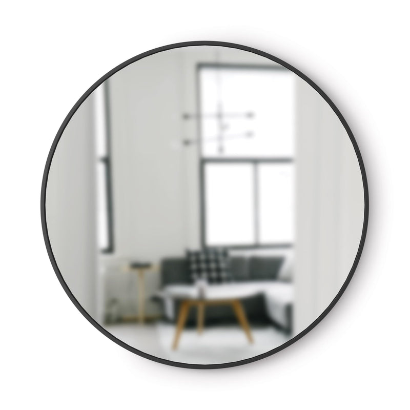 UMBRA - Hub Wall Mirror _ Black / 37" (94 cm)