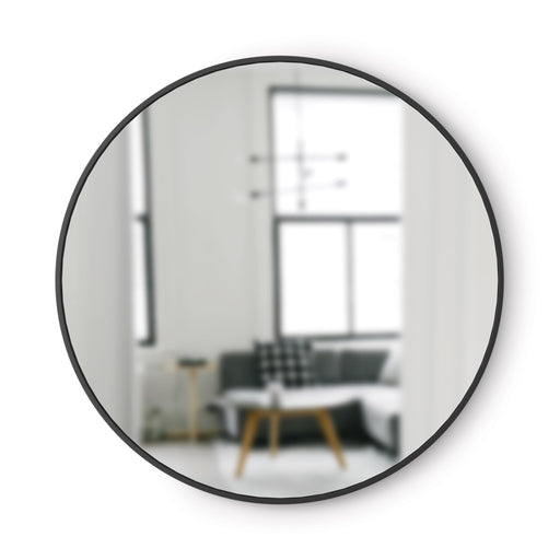 UMBRA - Hub Wall Mirror _ Black / 37" (94 cm)