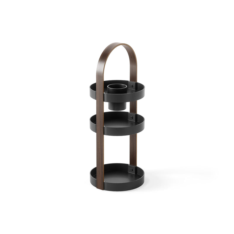 UMBRA - Bellwood Cosmetic Organizer _ Black-Walnut