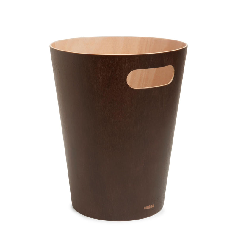 UMBRA - Woodrow Trash Can _ Espresso