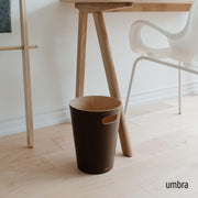 UMBRA - Woodrow Trash Can _ Espresso