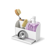 UMBRA - Sling Sink Caddy with Soap Pump _ White