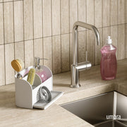 UMBRA - Sling Sink Caddy with Soap Pump _ White