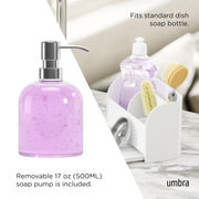 UMBRA - Sling Sink Caddy with Soap Pump _ White