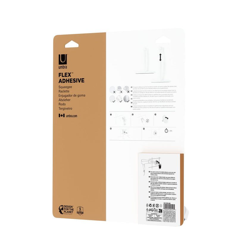 UMBRA - Flex Adhesive Squeegee _ White