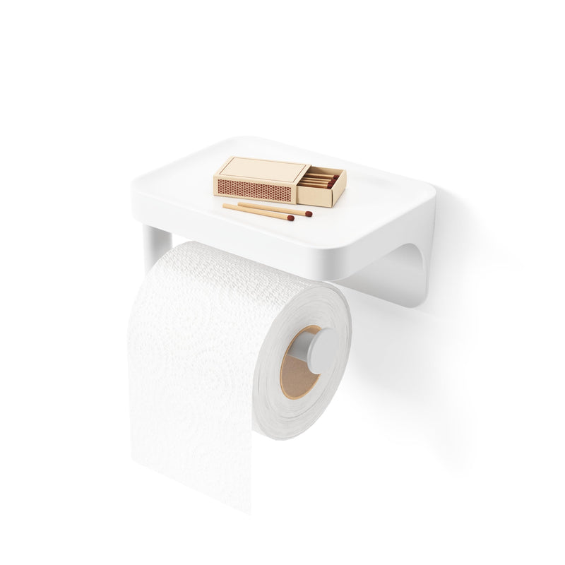UMBRA - Flex Adhesive Toilet Paper Holder _ White