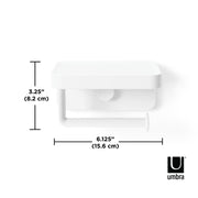 UMBRA - Flex Adhesive Toilet Paper Holder _ White