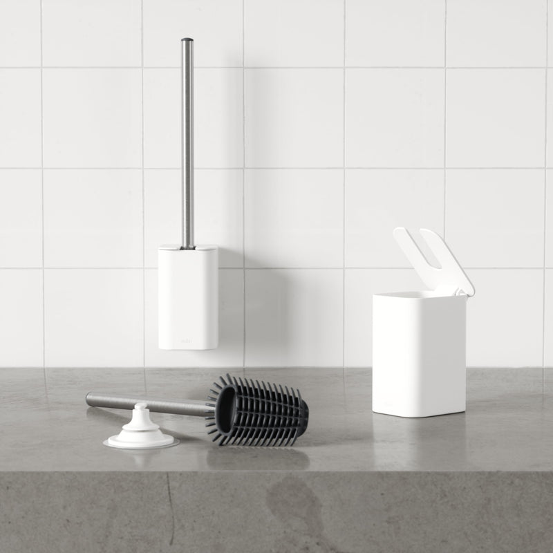 UMBRA - Flex Adhesive Toilet Brush _ White