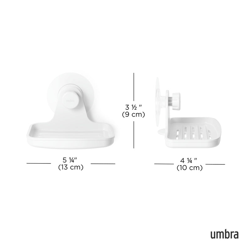 UMBRA - Flex Adhesive Soap Dish _ White