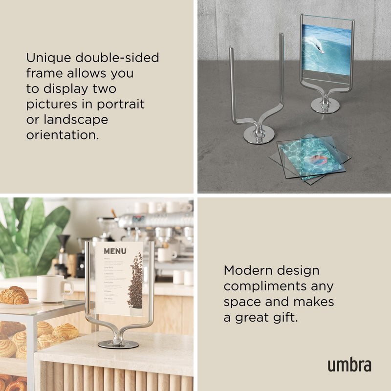 UMBRA - Wishbone Picture Frame _ Chrome