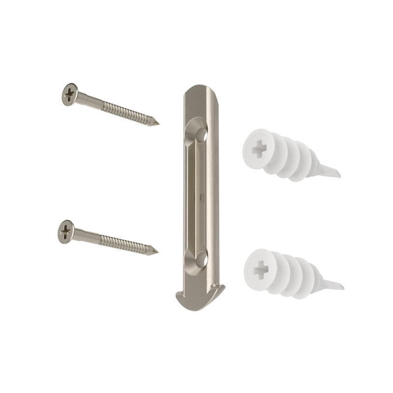 UMBRA - Loop 1" Curtain Rod _ Eco-Friendly Nickel / 42-120" (107-305 cm) / 1" (2.5 cm)