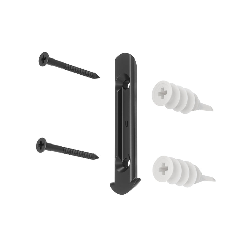 UMBRA - Loop 1" Curtain Rod _ Matte-Black / 42-120" (107-305 cm) / 1" (2.5 cm)