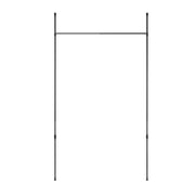 UMBRA - Anywhere Curtain Rod & Room Divider _ Matte-Black / 36-66" (91-167 cm)