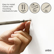 UMBRA - Flip 3 Wall Hook _ Natural-Nickel