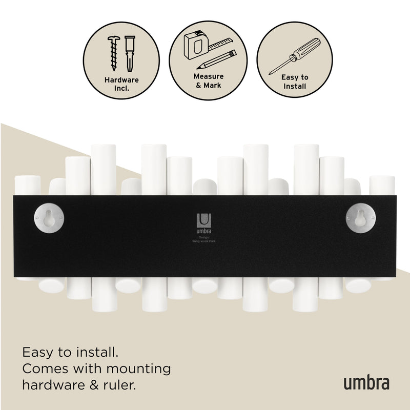UMBRA - Picket 5 Wall Hook _ White