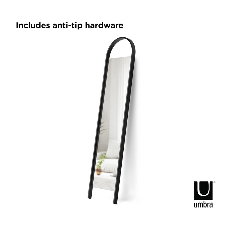 UMBRA - Bellwood Leaning Mirror _ Black