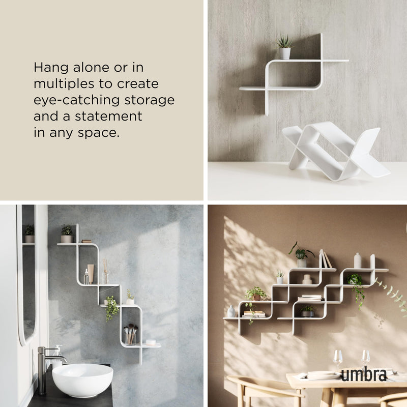 UMBRA - Montage Wall Shelf _ White