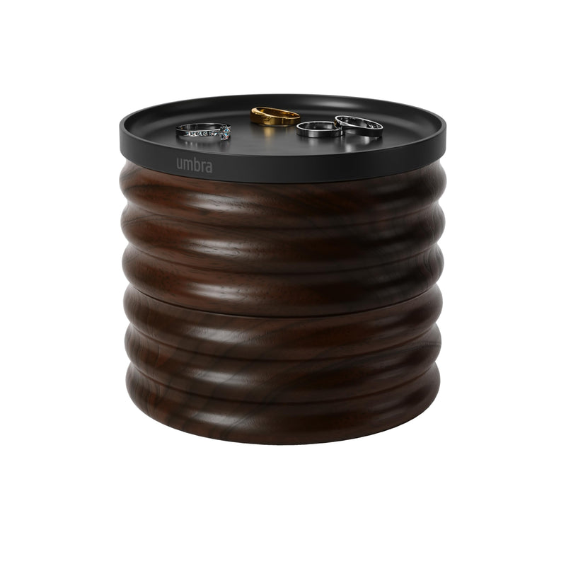 UMBRA - Tesora Wood Storage Box _ Black-Walnut