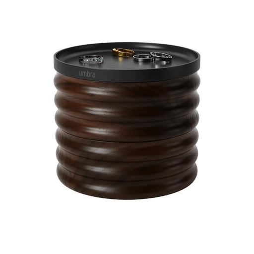 UMBRA - Tesora Wood Storage Box _ Black-Walnut