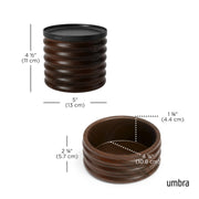 UMBRA - Tesora Wood Storage Box _ Black-Walnut