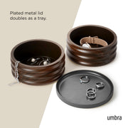 UMBRA - Tesora Wood Storage Box _ Black-Walnut