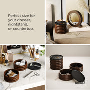 UMBRA - Tesora Wood Storage Box _ Black-Walnut