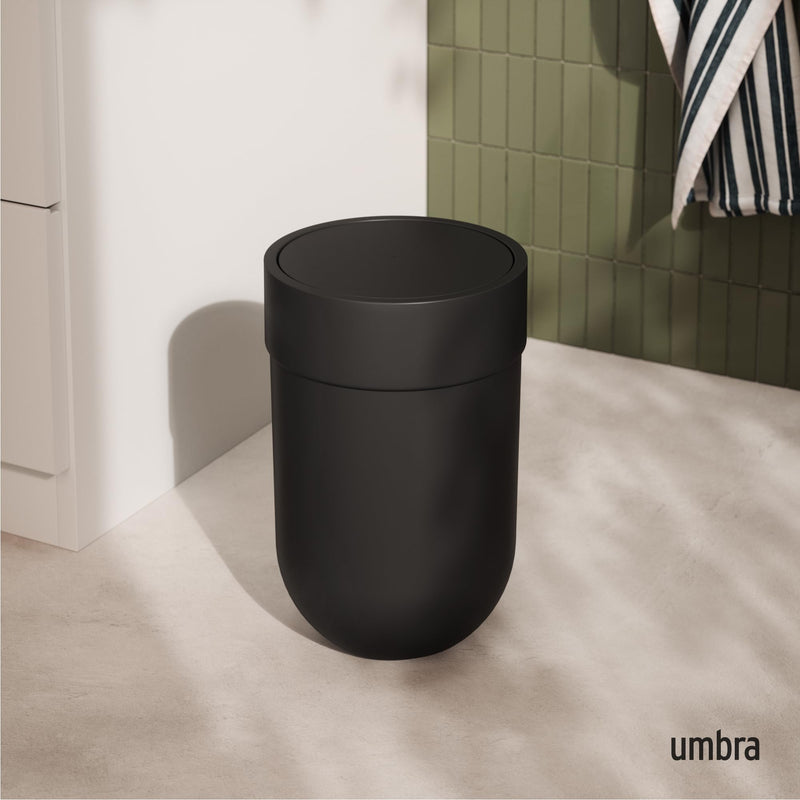 UMBRA - Touch Trash Can _ Black
