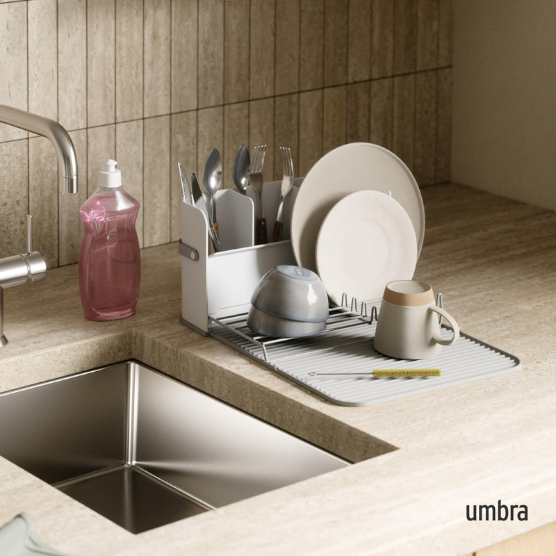 UMBRA - Sling Dish Rack _ White-Grey