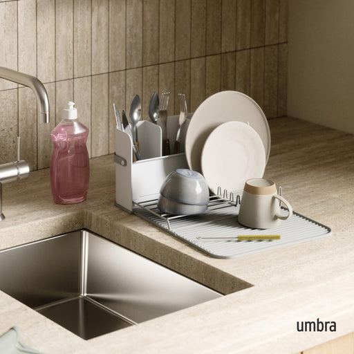 UMBRA - Sling Dish Rack _ White-Grey