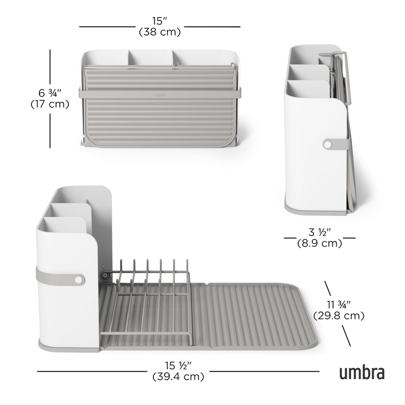 UMBRA - Sling Dish Rack _ White-Grey