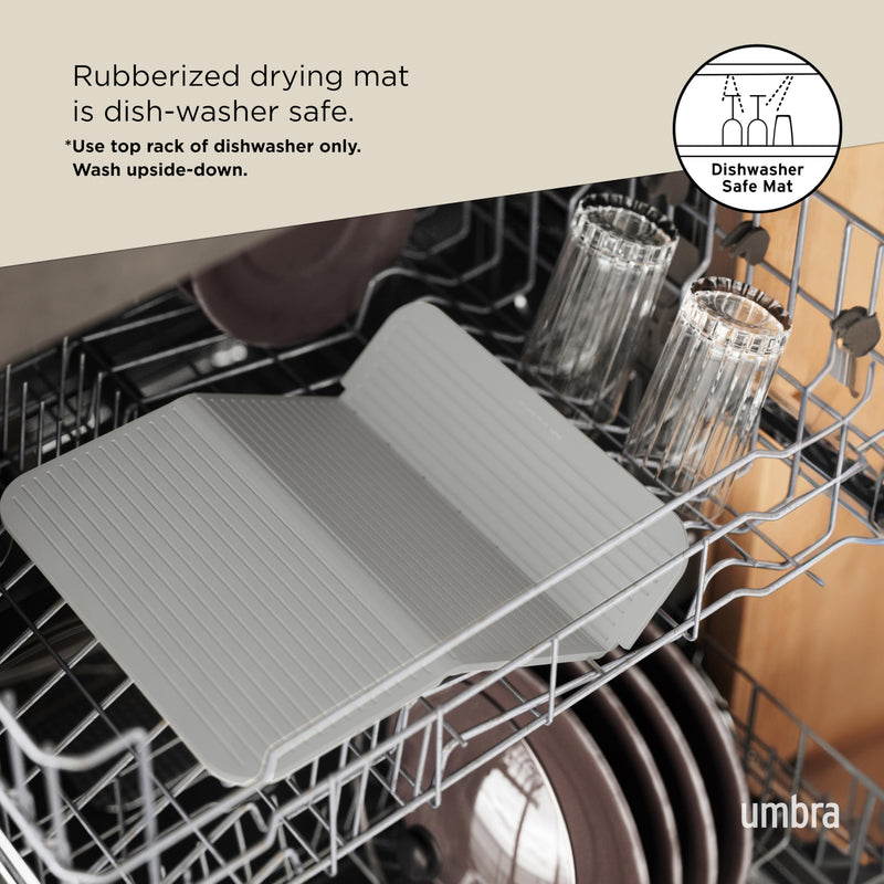 UMBRA - Sling Dish Rack _ White-Grey