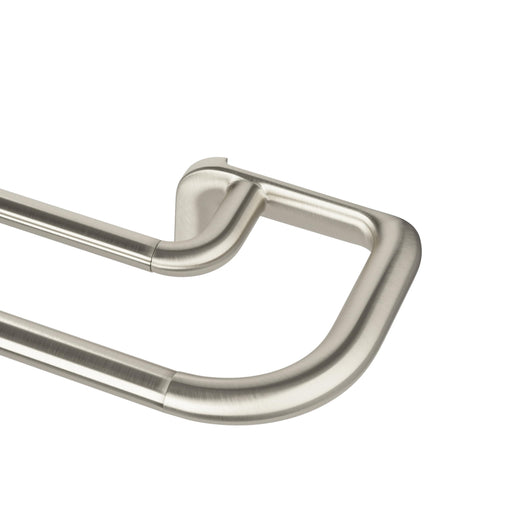UMBRA - Twilight Double Blackout Curtain Rod _ 66-144" (168-365 cm) / Matte-Nickel / 3/4" (1.9 cm)