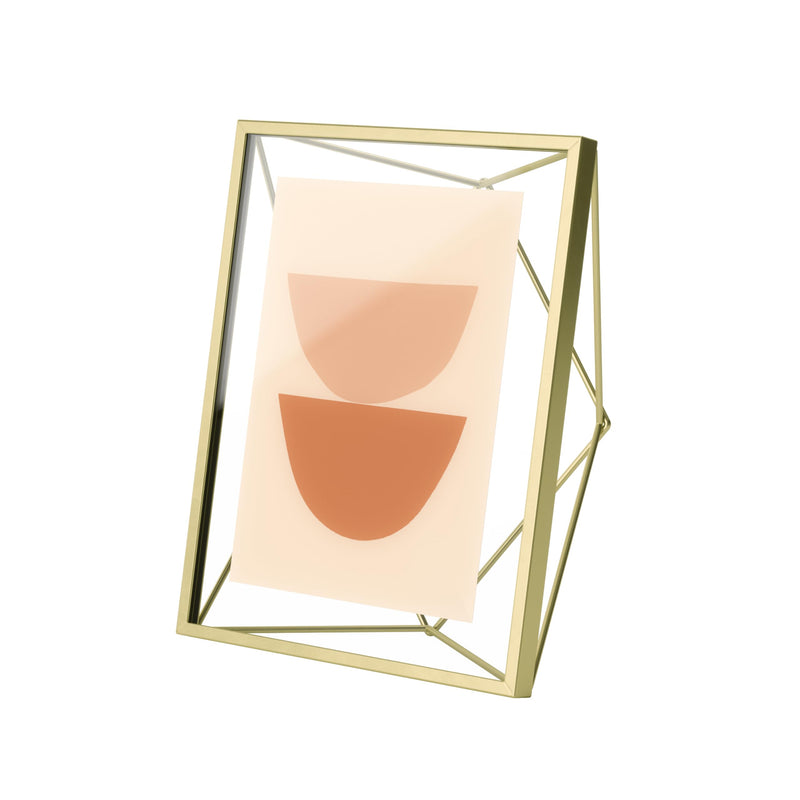 UMBRA - Prisma Picture Frame _ Matte-Brass / 5x7" (13x18 cm)
