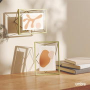 UMBRA - Prisma Picture Frame _ Matte-Brass / 5x7" (13x18 cm)
