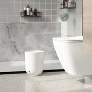 UMBRA - Step Trash Can With Lid _ White