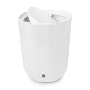 UMBRA - Step Trash Can With Lid _ White