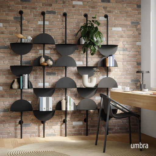 UMBRA - Solis Adjustable Standing Shelf _ Black