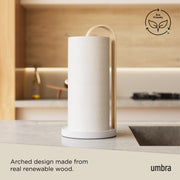 UMBRA - Bellwood Paper Towel Holder _ White-Natural