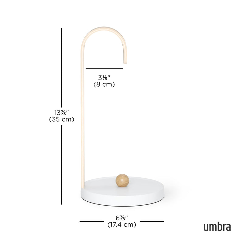 UMBRA - Bellwood Paper Towel Holder _ White-Natural