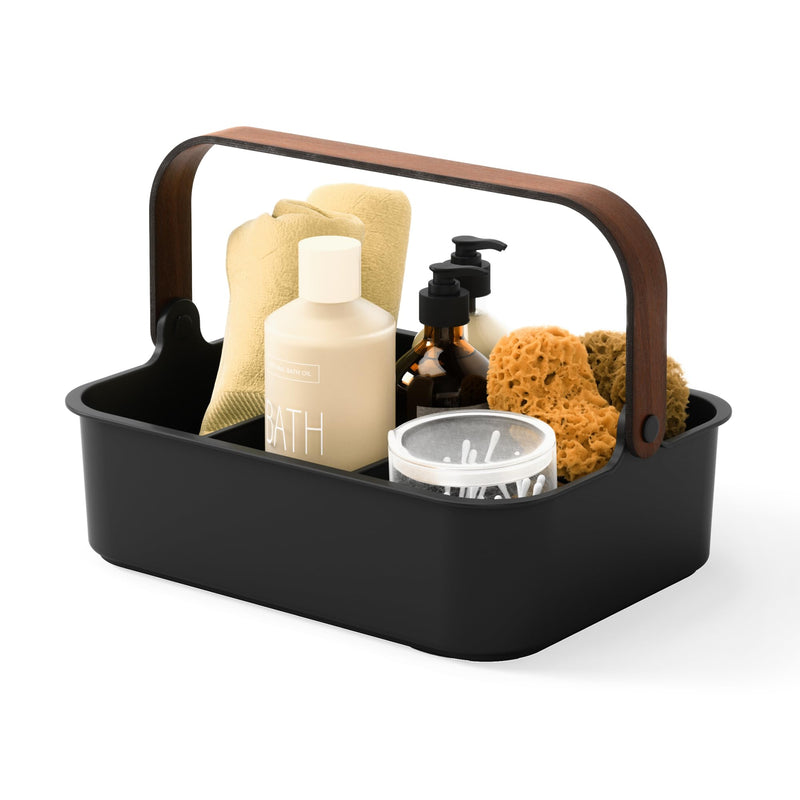 UMBRA - Bellwood Storage Bin _ Black-Walnut / Large