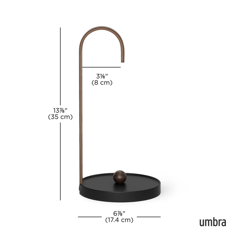 UMBRA - Bellwood Paper Towel Holder _ Black-Walnut