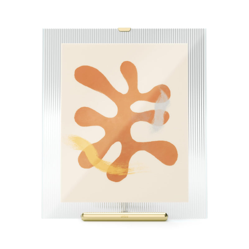 UMBRA - Flute Picture Frame _ Brass / 8x10" (20-25 cm)